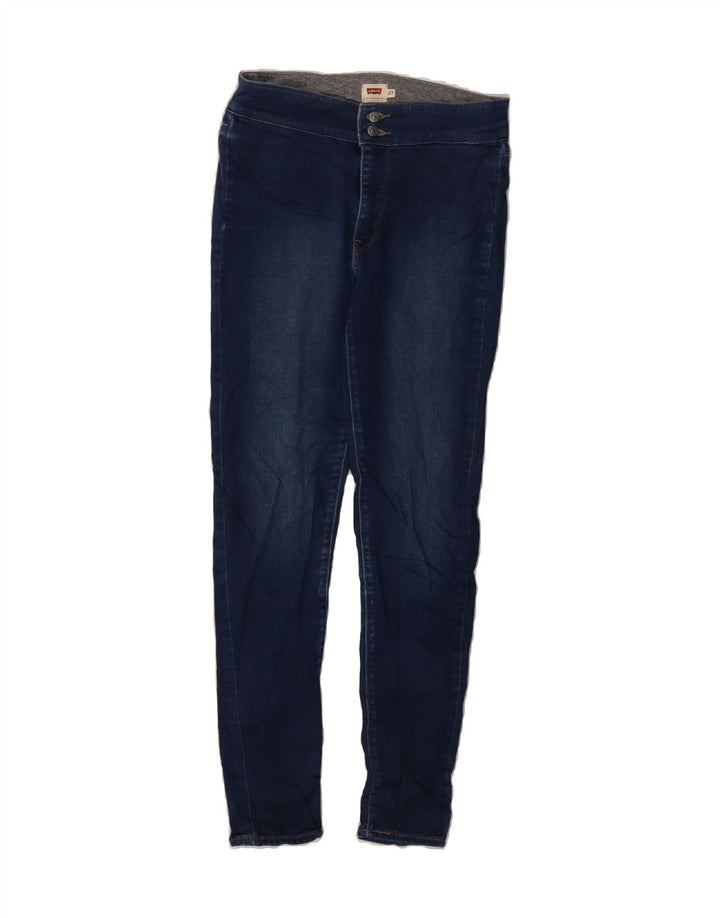 LEVI'S Womens Skinny Jeans W27 L27 Navy Blue Vintage Levi's and Second-Hand Levi's from Messina Hembry 