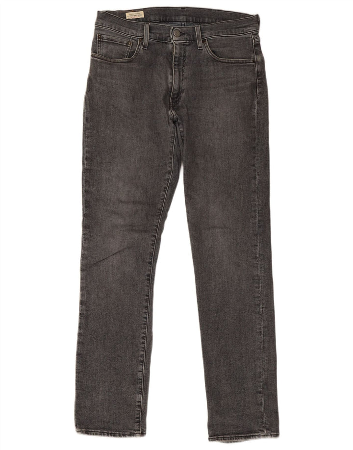 Мужские джинсы Levi's 511 Slim W31 L32 Серые хлопковые