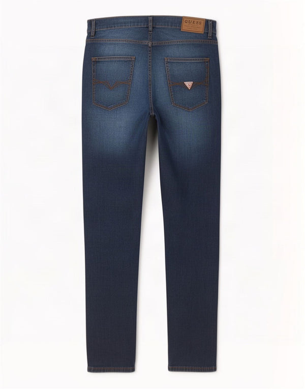Мужские джинсы скинни Guess Chris W32 L30, синий хлопок