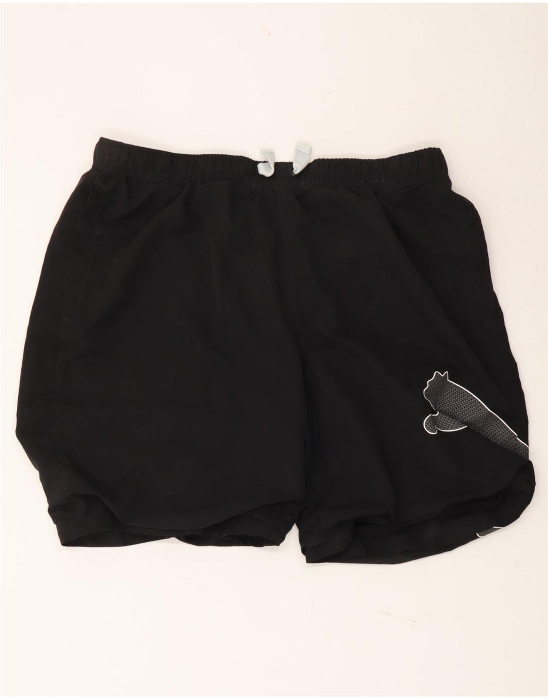 PUMA Mens Graphic Sport Shorts XL  Black Polyester Vintage Puma and Second-Hand Puma from Messina Hembry 