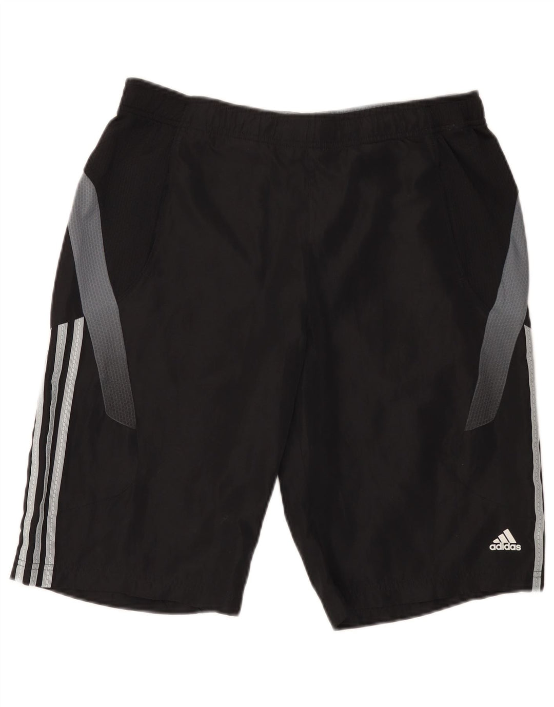 Мужские спортивные шорты Adidas Climacool, средние черные цветные блоки