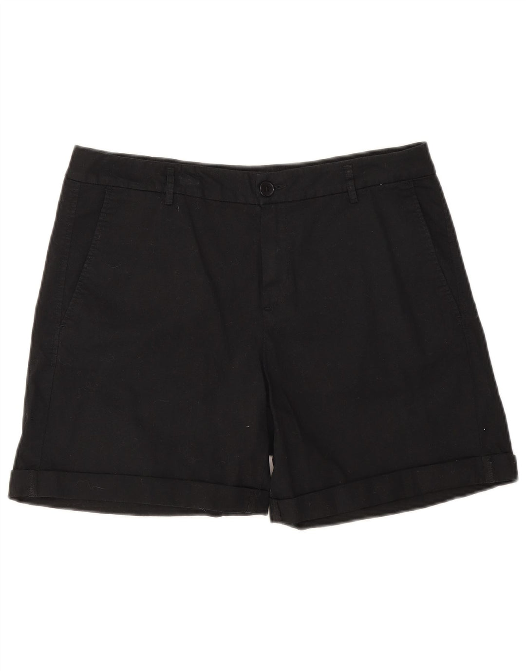 Женские шорты чинос Benetton UK 12 Medium W32 Черные