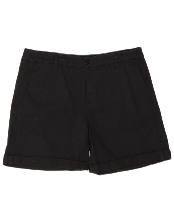 Женские шорты чинос Benetton UK 12 Medium W32 Черные