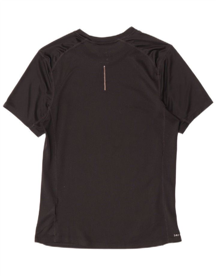 Мужская футболка Nike Dri Fit, маленький черный полиэстер