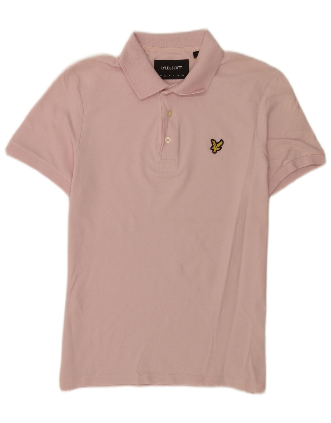 Мужская рубашка-поло Lyle & Scott, маленькая розовая, хлопок