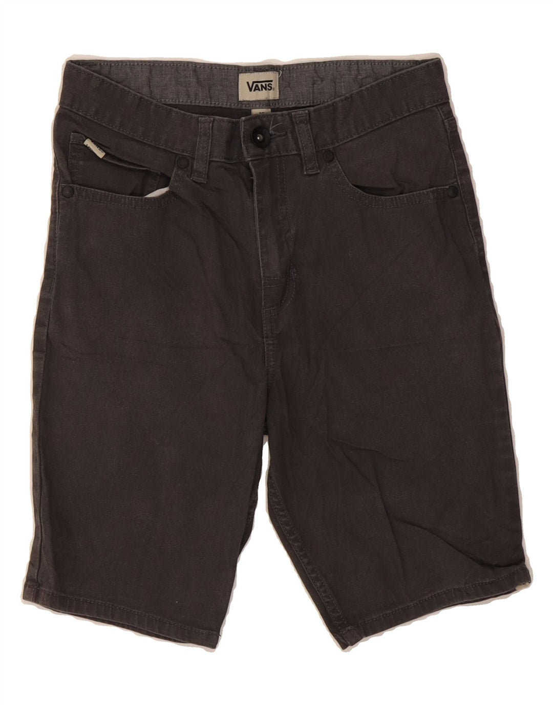VANS Boys Casual Shorts 13-14 Years W26  Grey Cotton Vintage Vans and Second-Hand Vans from Messina Hembry 
