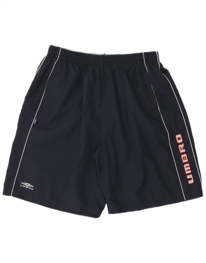 Umbro Мужские шорты для плавания с рисунком 2XL темно-синие из полиэстера