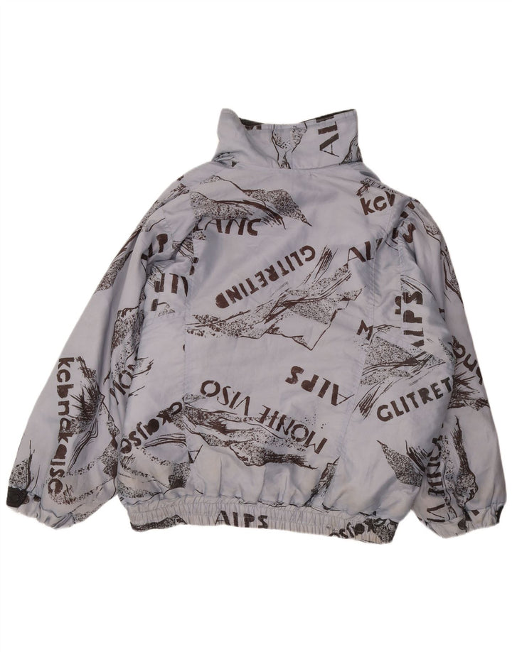 Мужская куртка-анорак TACTEL с графическим рисунком UK 48 4XL, синий полиамид