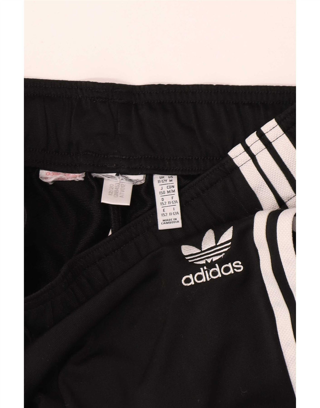 Спортивные шорты Adidas для мальчиков 11-12 лет, черные