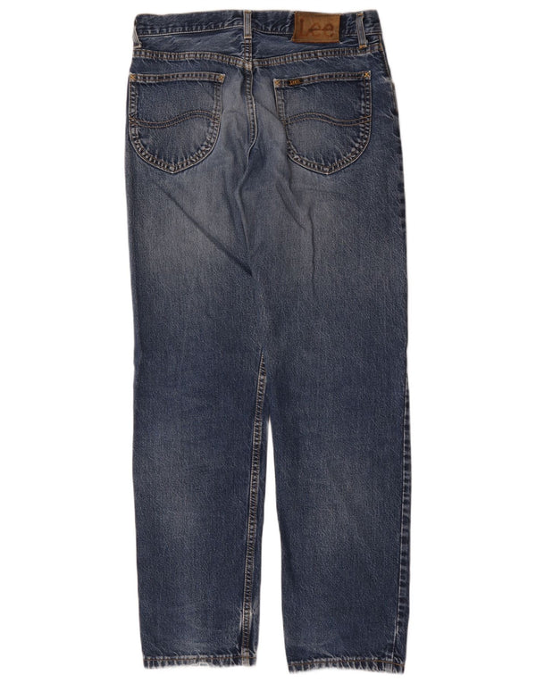 Мужские прямые джинсы Lee W33 L32, синий хлопок