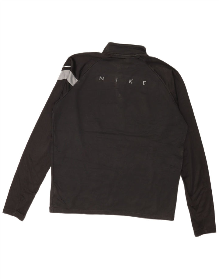 Мужской джемпер с рисунком Nike Dri Fit, средний черный, цветной блок