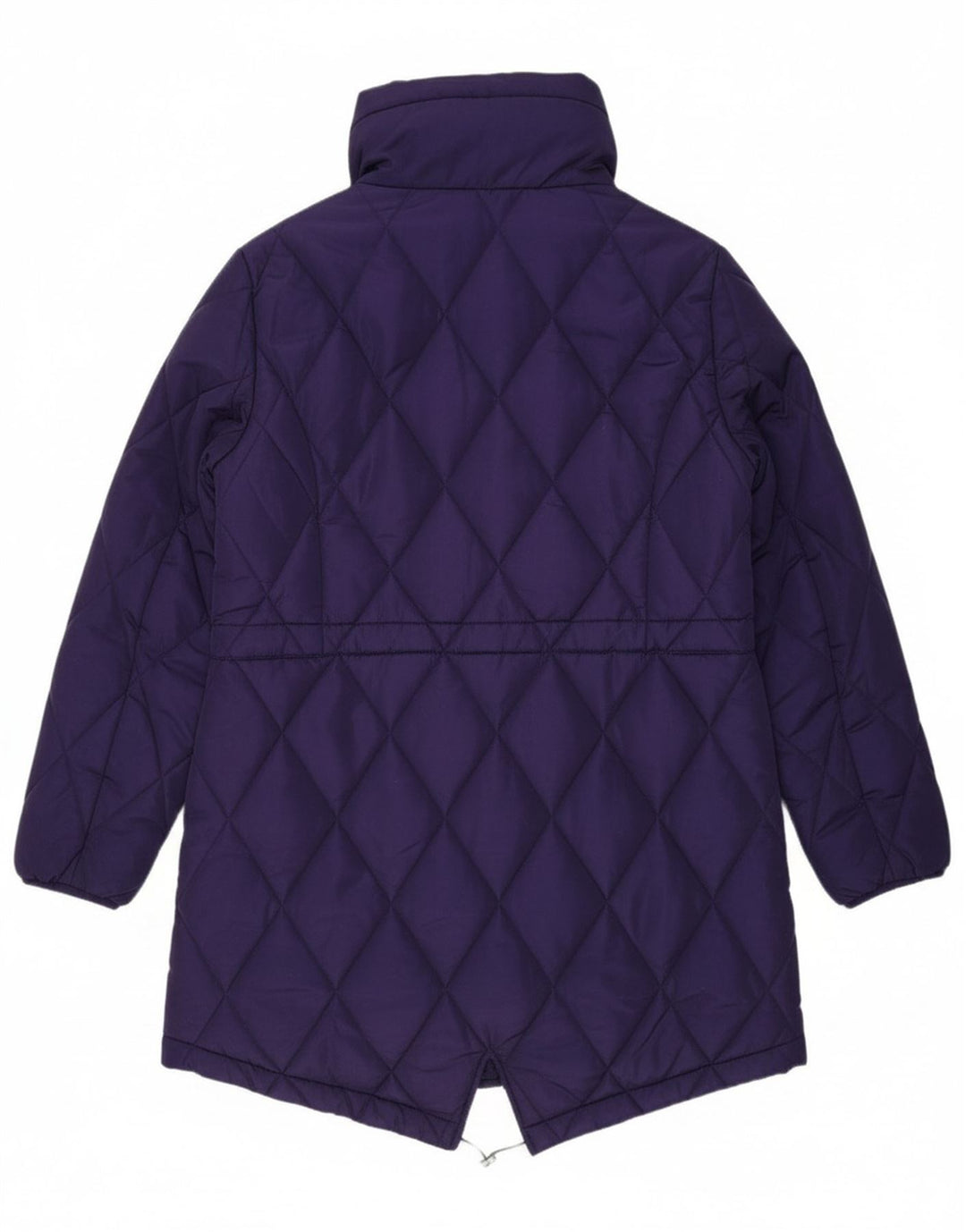 MARKS & SPENCER Womens Quilted Windbreaker Coat UK 12 Medium  Navy Blue