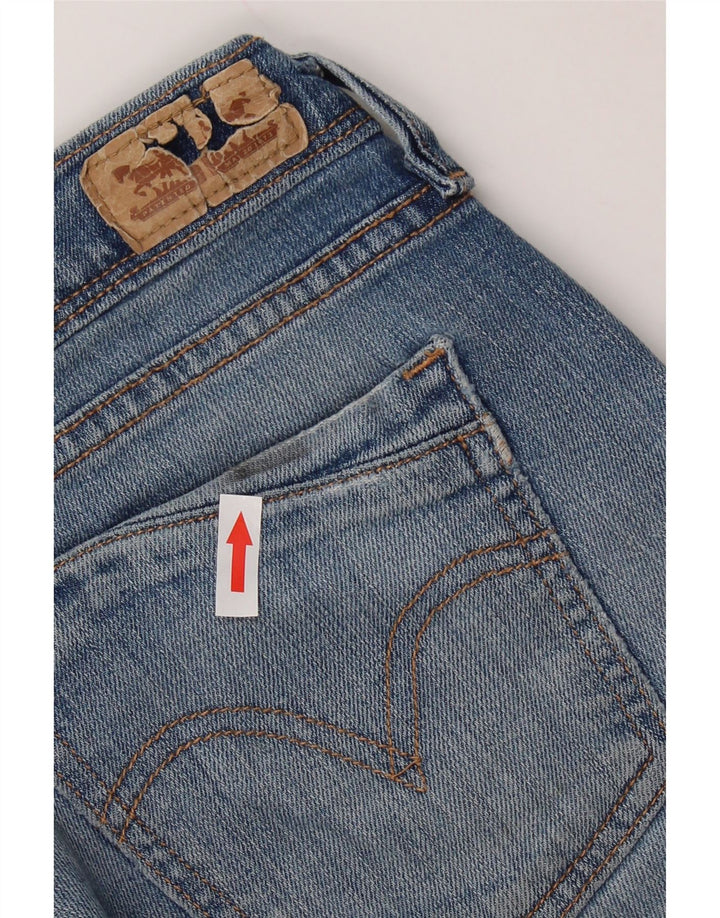 Женские джинсовые шорты LEVI'S со средней посадкой US 10, средний размер W30, синий хлопок