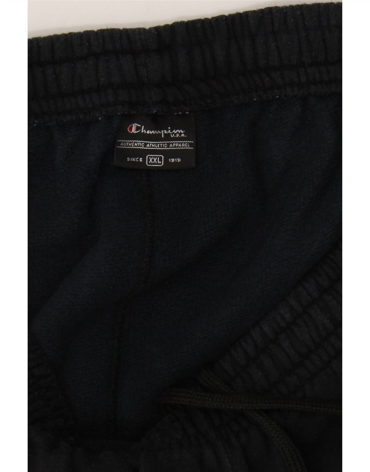 CHAMPION Mens Tracksuit Trousers 2XL  Black Cotton Vintage Champion and Second-Hand Champion from Messina Hembry 