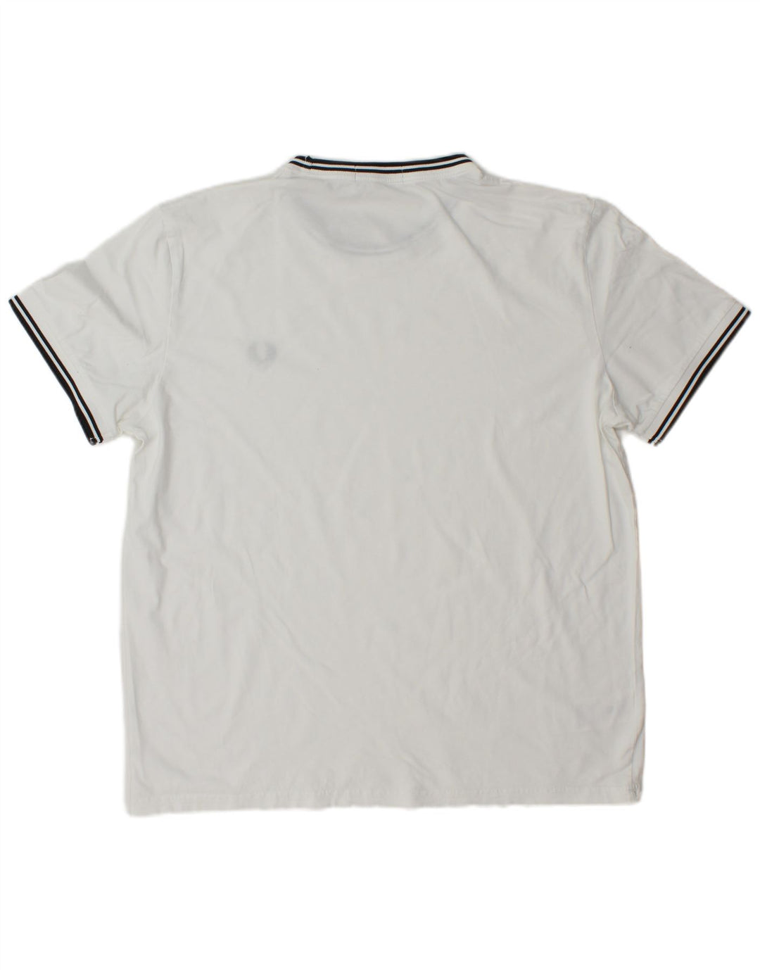 Мужская футболка Fred Perry из кашемира в большую белую полоску