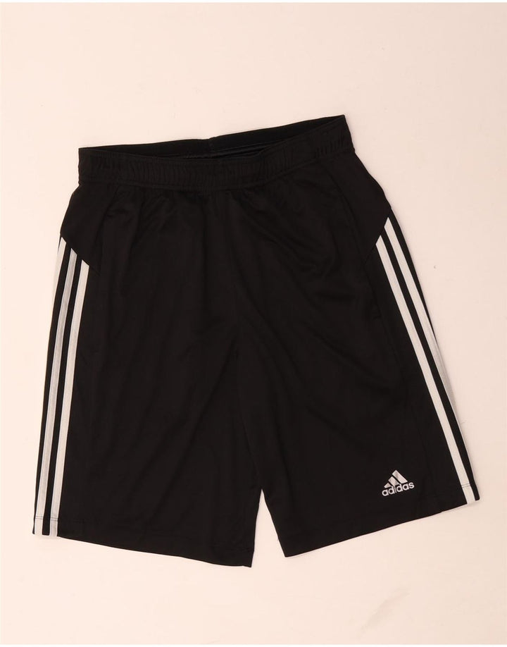 Мужские спортивные шорты Adidas Climalite, средний черный полиэстер