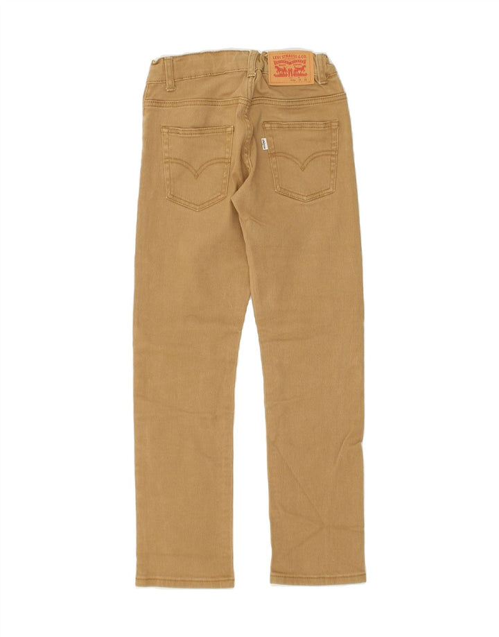 LEVI'S Boys 511 Slim Jeans 9-10 Years W25 L25 Brown Cotton Vintage Levi's and Second-Hand Levi's from Messina Hembry 