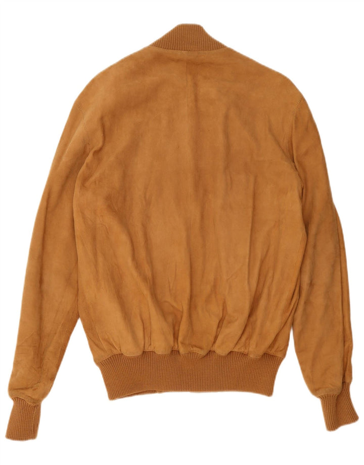 Мужской замшевый бомбер Arpel IT 52 XL Коричневый кожаный