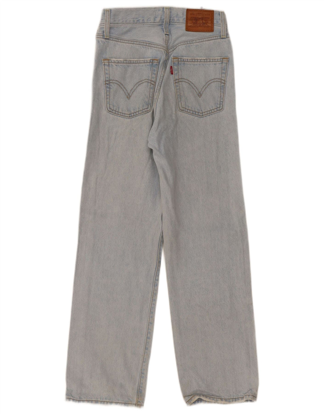 Женские прямые джинсы Levi's Ribcage W23 L27, синий хлопок
