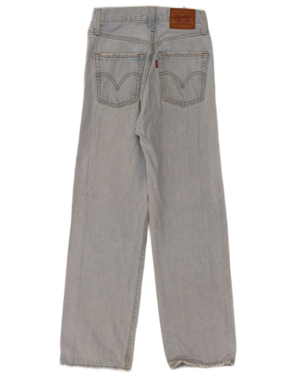 Женские прямые джинсы Levi's Ribcage W23 L27, синий хлопок