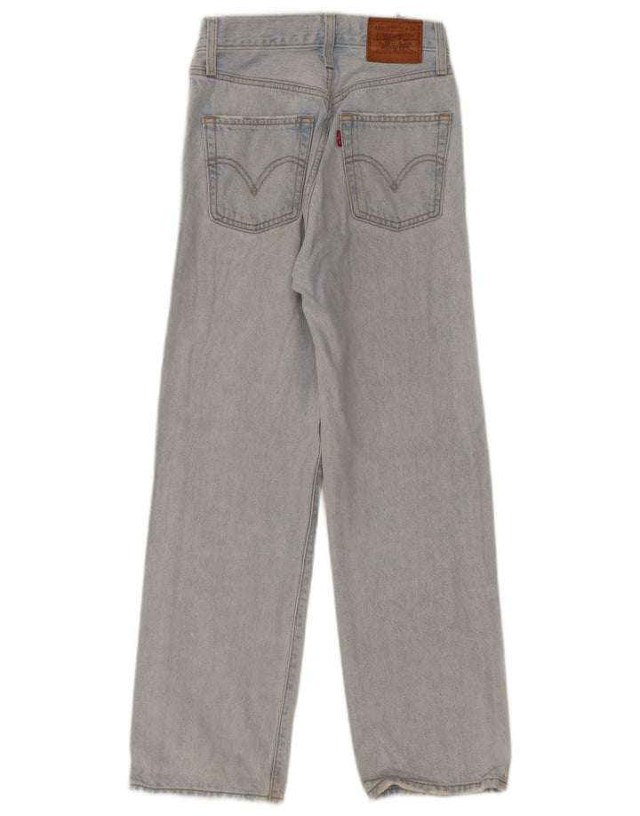 Женские прямые джинсы Levi's Ribcage W23 L27, синий хлопок