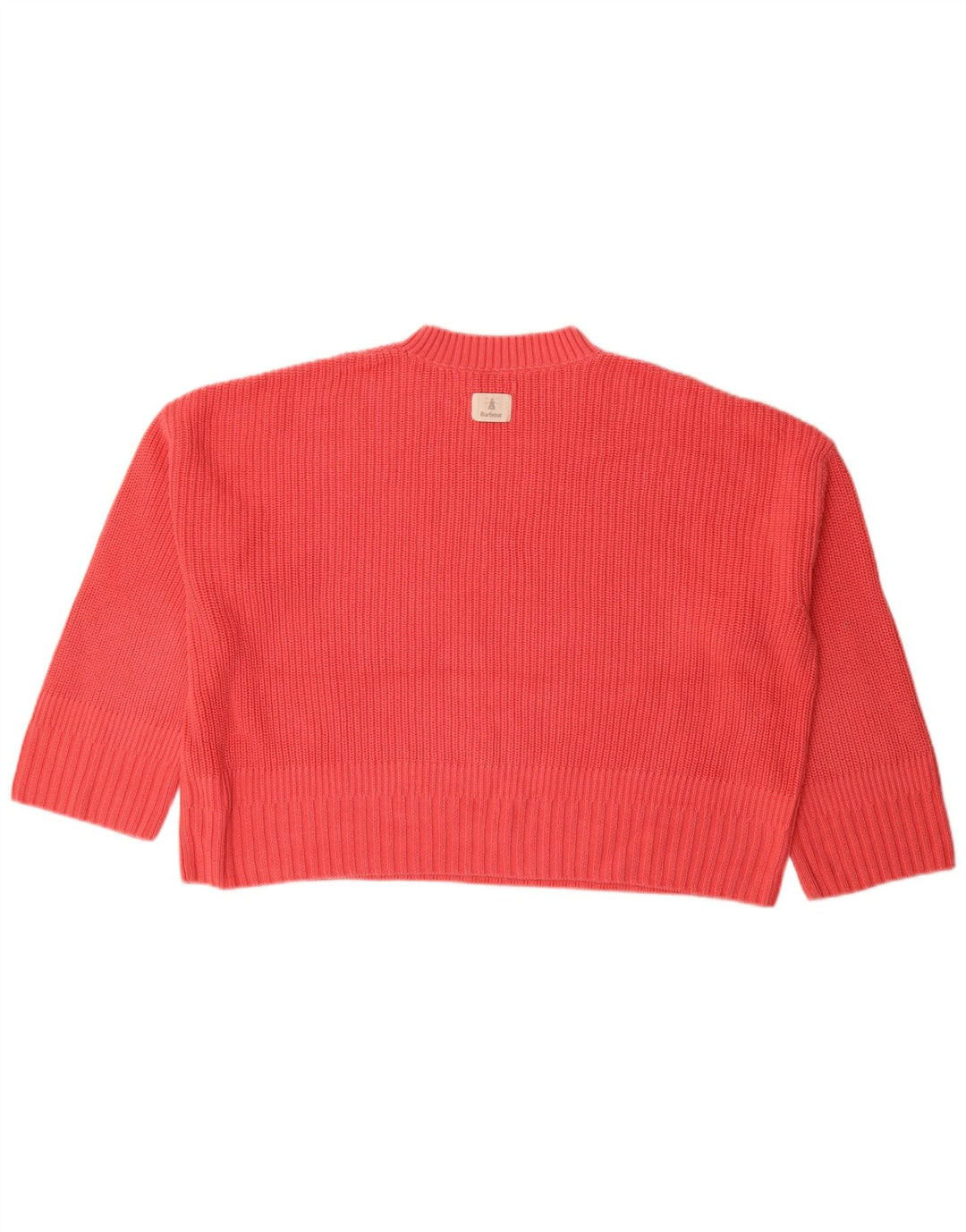 Женский свободный джемпер с круглым вырезом BARBOUR UK 12, средний розовый