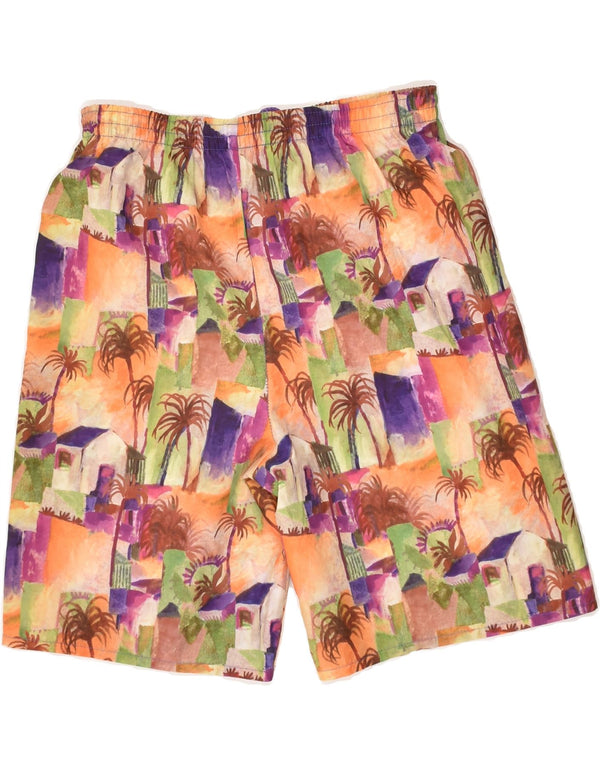 Мужские шорты для плавания VINTAGE с абстрактным узором IT 42 2XS разноцветные