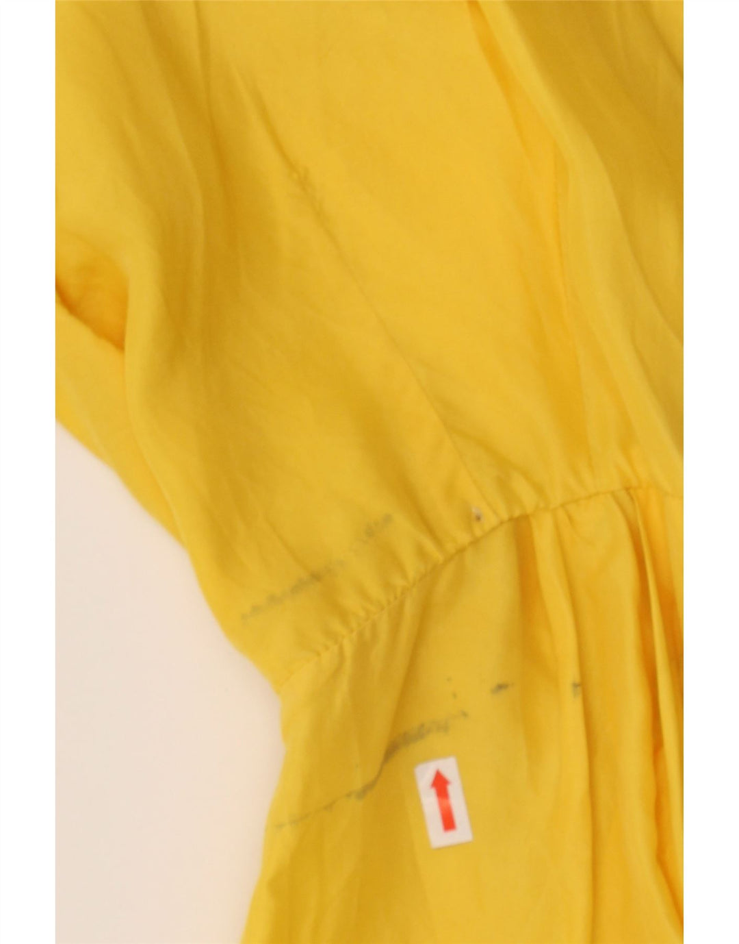 VINTAGE Womens Wrap Dress IT 42 Medium Yellow Vintage Vintage and Second-Hand Vintage from Messina Hembry 