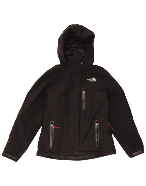 Женская дождевик с капюшоном The North Face UK 10, маленькая, черный нейлон
