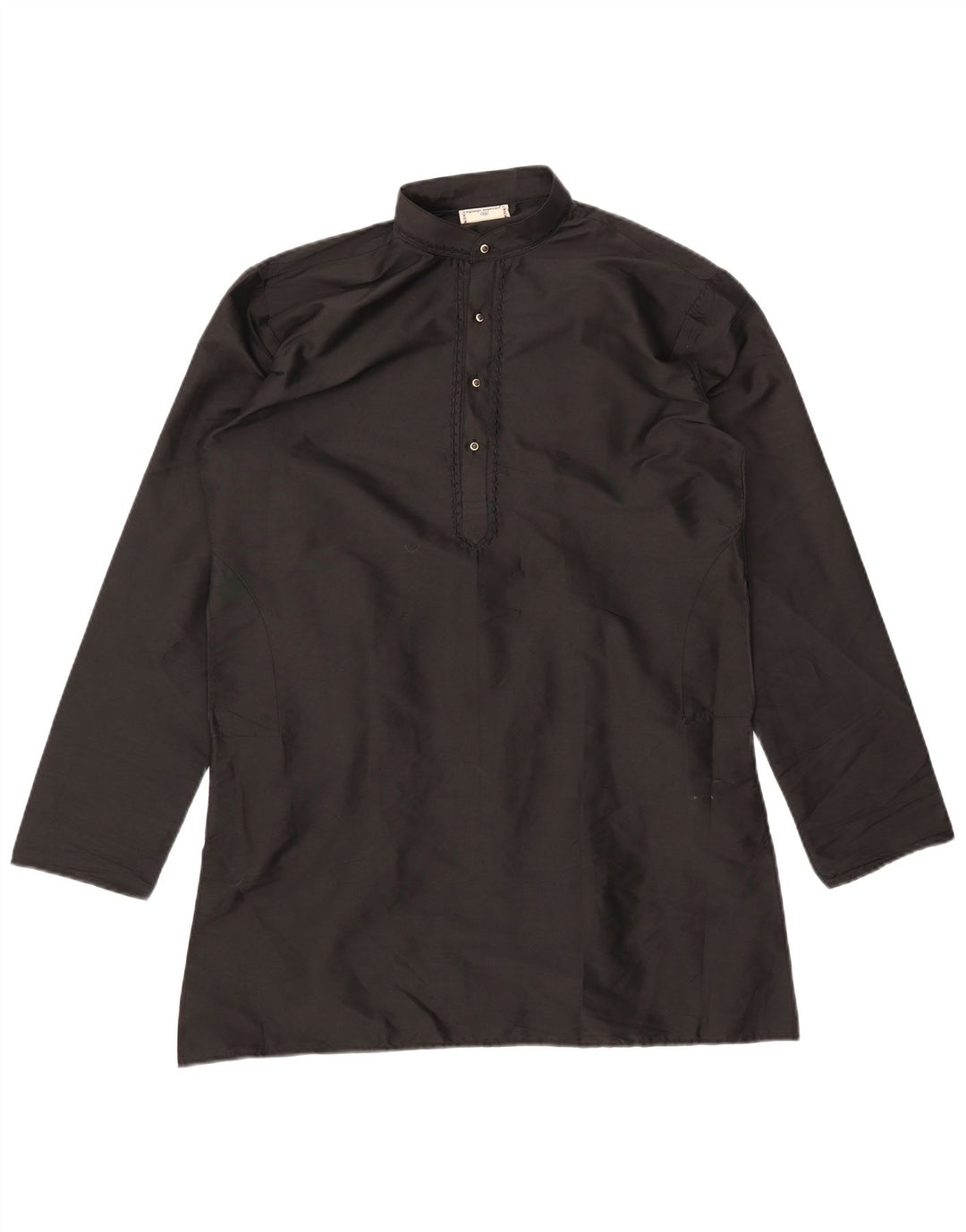 Мужская пуловерная рубашка DENNIS MORTON Kurta, размер 40, средний черный