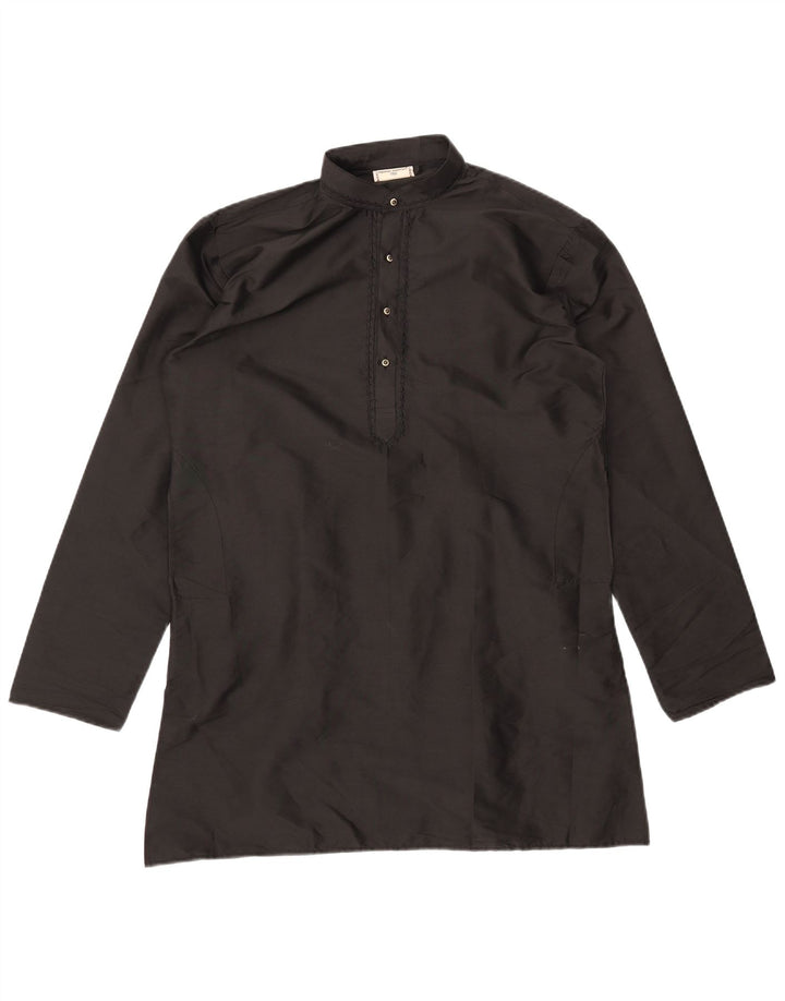 Мужская пуловерная рубашка DENNIS MORTON Kurta, размер 40, средний черный