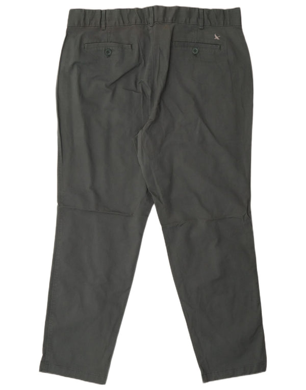 Eddie Bauer Womens Boyfriend Fit Capri Trousers US 20 3XL W40 L21 Green