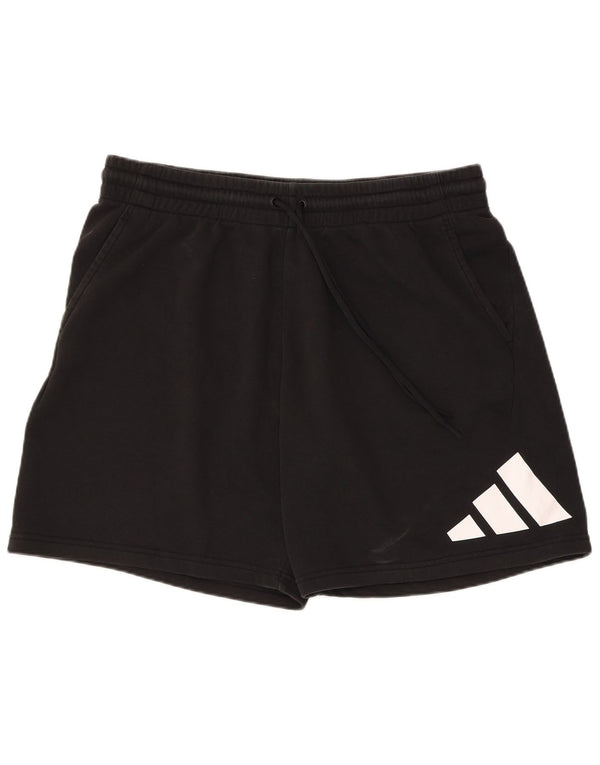 Adidas Мужские спортивные шорты с рисунком XL, черные, хлопок