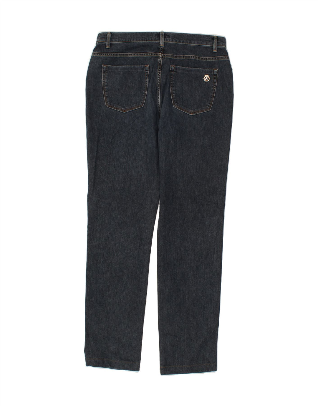 TRUSSARDI Womens Slim Jeans W31 L30 Navy Blue Cotton Vintage Trussardi and Second-Hand Trussardi from Messina Hembry 