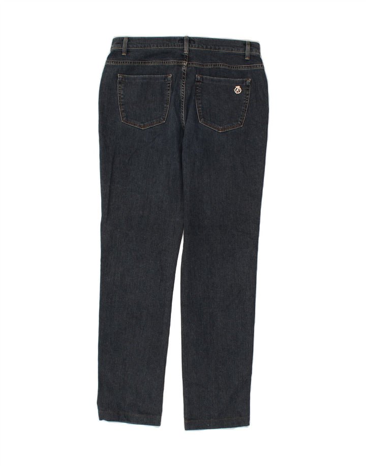 TRUSSARDI Womens Slim Jeans W31 L30 Navy Blue Cotton Vintage Trussardi and Second-Hand Trussardi from Messina Hembry 