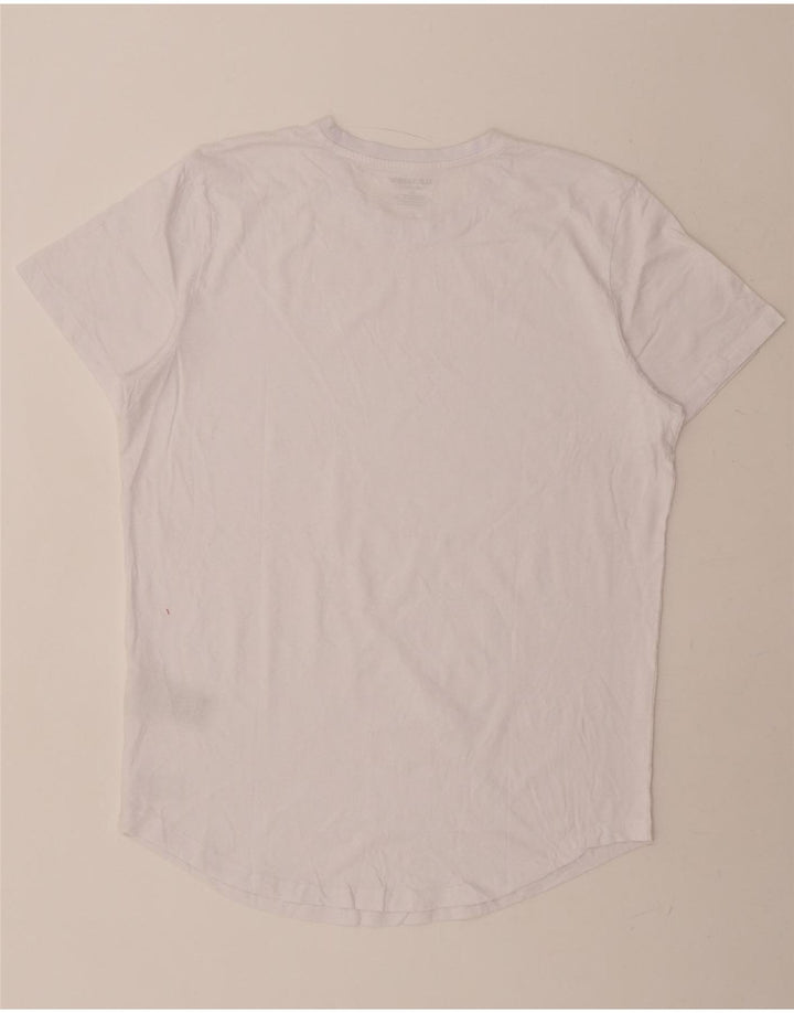 JACK & JONES Mens T-Shirt Top XL White Cotton Vintage Jack & Jones and Second-Hand Jack & Jones from Messina Hembry 