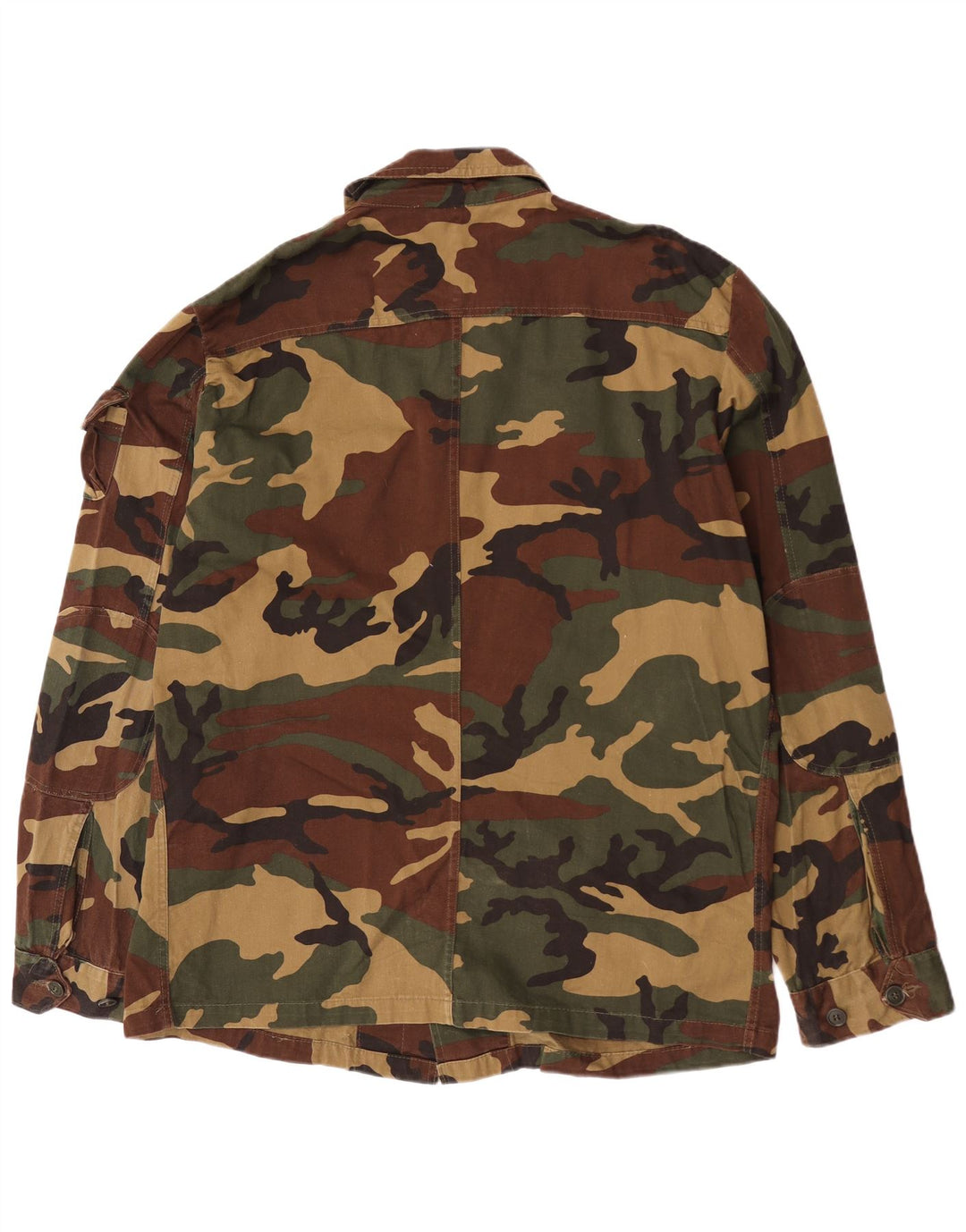Винтажная мужская куртка в стиле милитари UK 42 XL, разноцветный камуфляж
