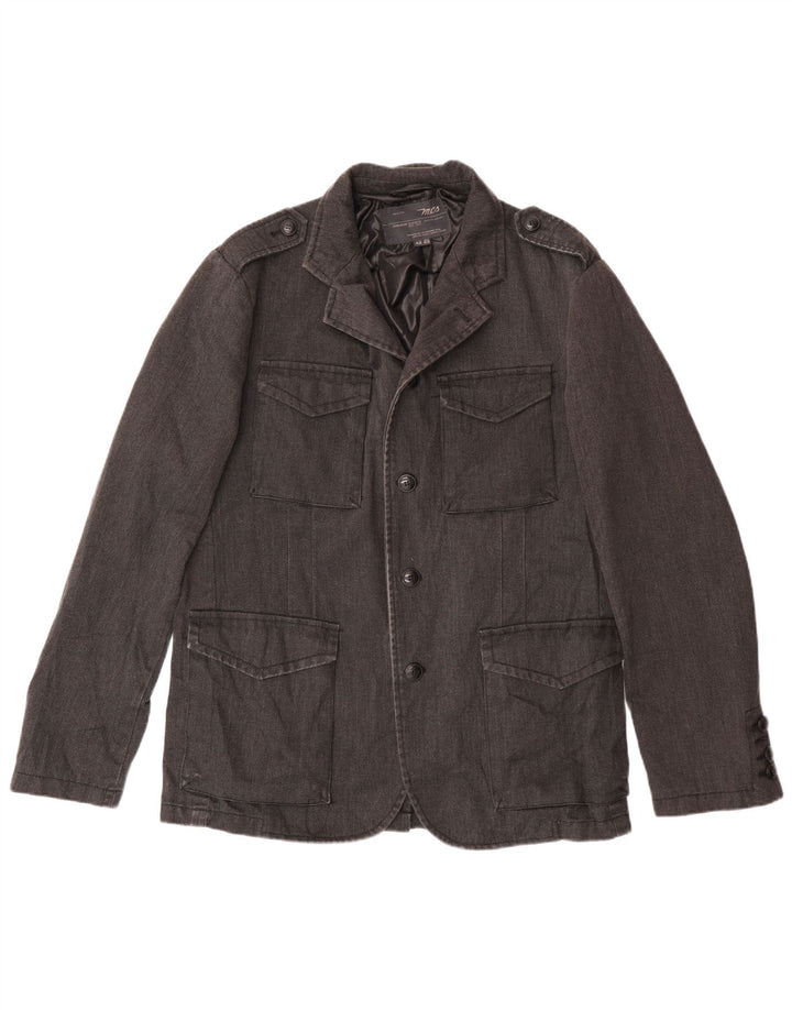 Мужская универсальная куртка Marlboro Classics EU 50, большая, черная, хлопковая