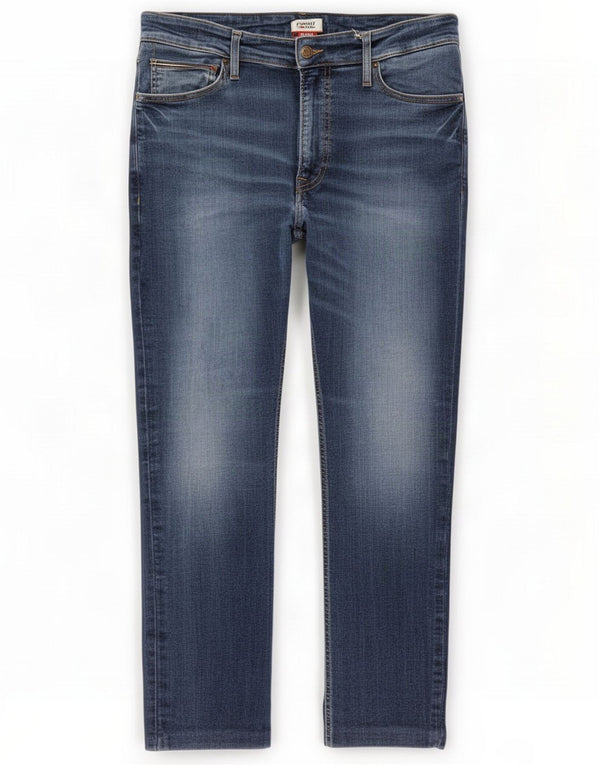 Мужские джинсы скинни Tommy Hilfiger W34 L26, синий хлопок