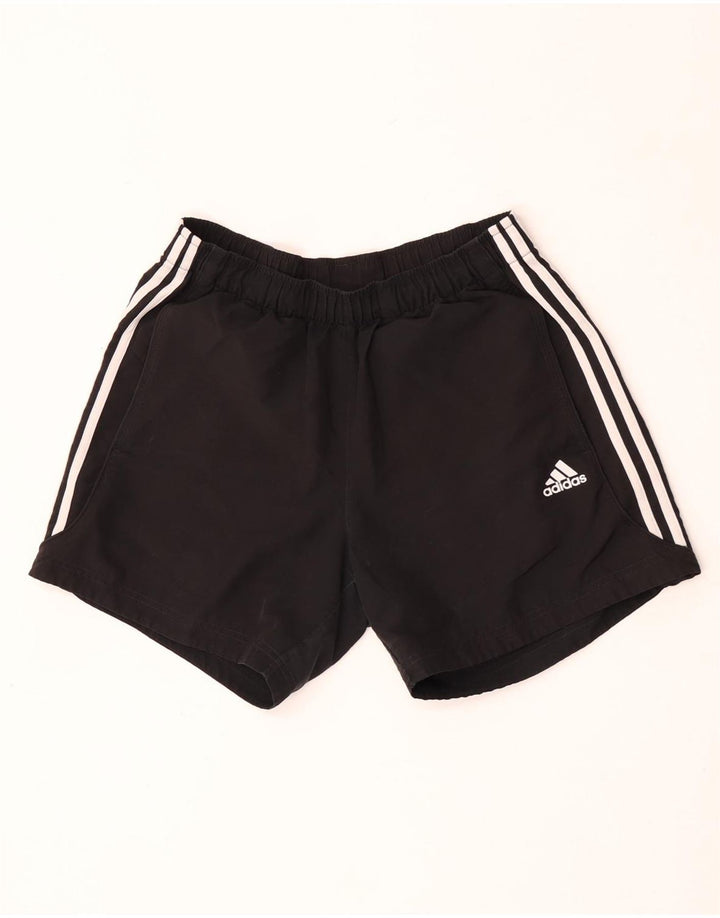 Мужские спортивные шорты Adidas Climalite, средний черный полиэстер