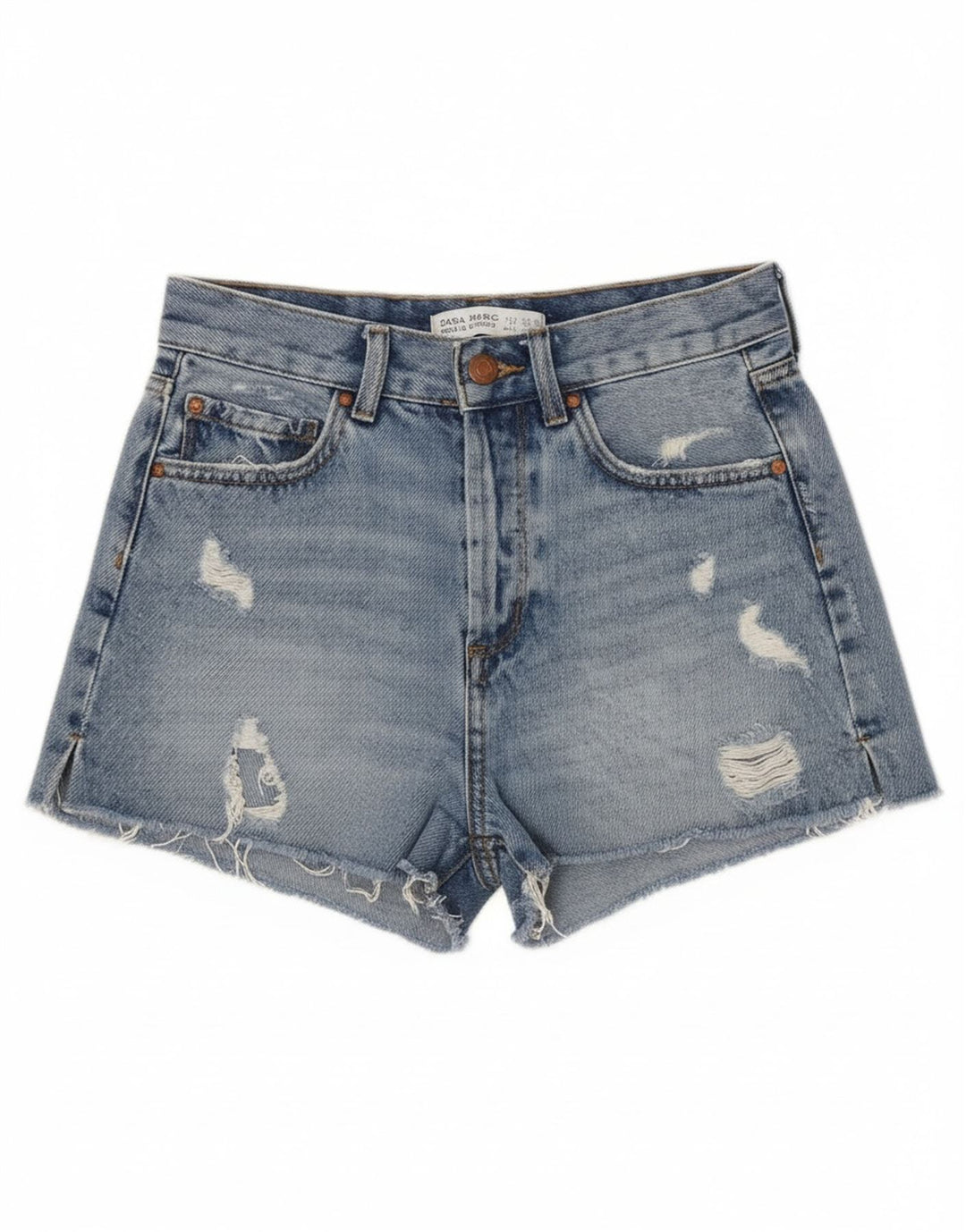 Женские джинсовые шорты Zara EU 34 2XS W24 Синие