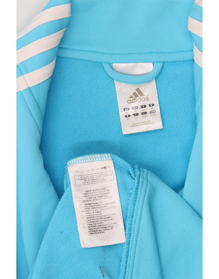 Женский спортивный костюм Adidas Top Jacket UK 22 XL Синий Полиэстер