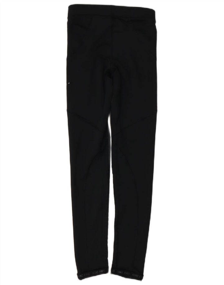 Женские леггинсы с рисунком NIKE UK 4 XS, черные