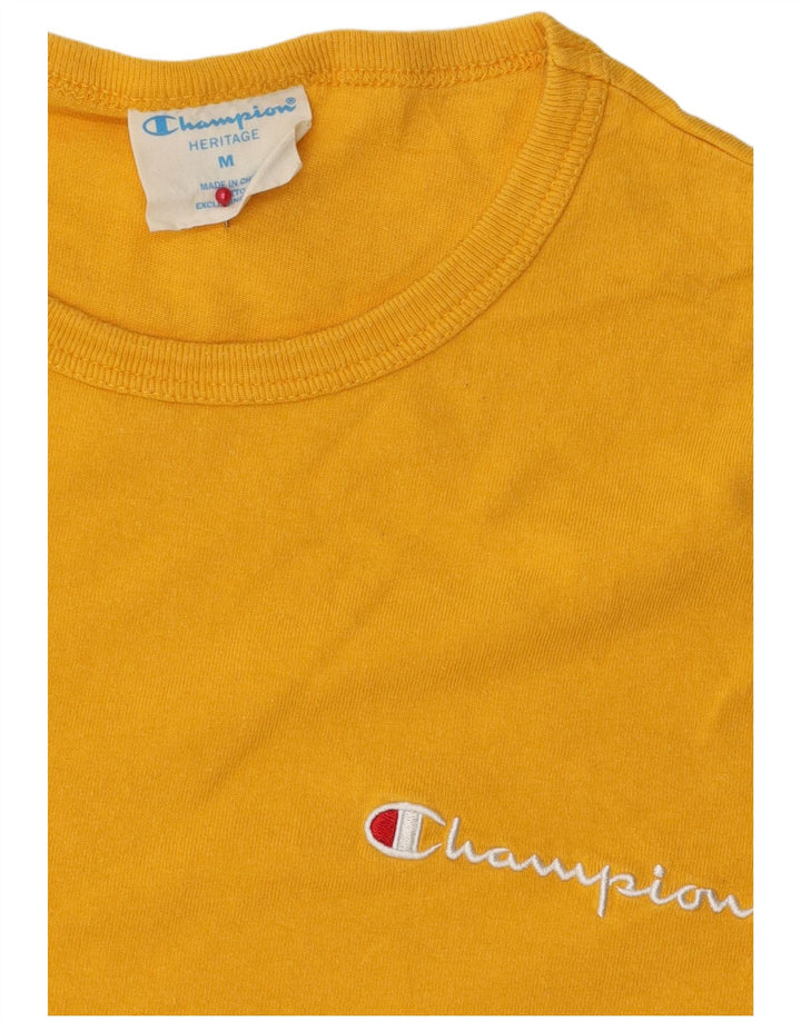 Мужская футболка CHAMPION Heritage Top среднего желтого цвета
