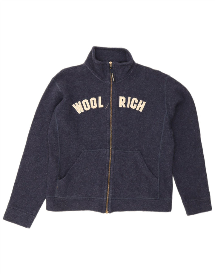 Спортивный костюм с графическим рисунком для мальчиков Woolrich, куртка 11–12 лет, темно-синяя шерсть
