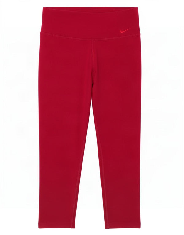 Женские леггинсы-капри Nike Dri Fit UK 6 XS, розовый хлопок