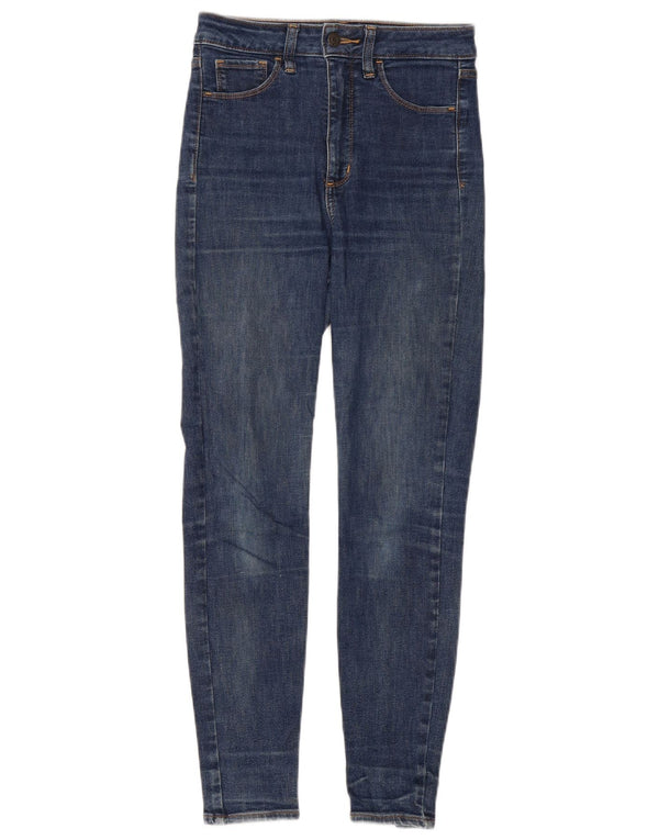 Женские джинсы скинни с высокой талией Gap W27 L28, синий хлопок