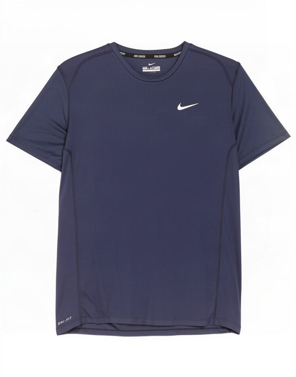 Мужская футболка Nike Dri Fit Top XL темно-синего цвета из полиэстера
