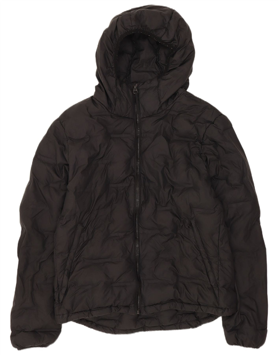 Мужская утепленная куртка с капюшоном Superdry UK 40, большой черный полиэстер