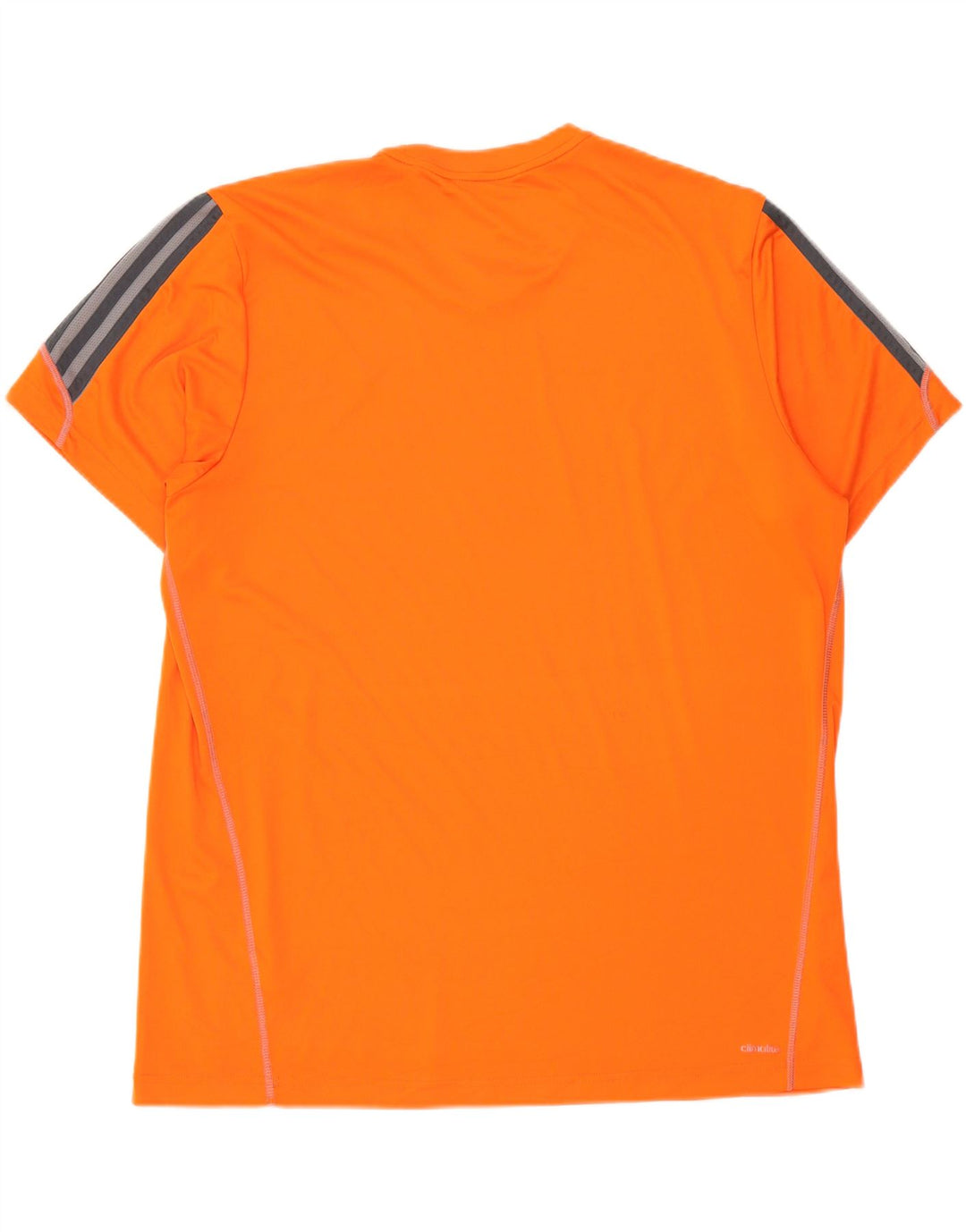ADIDAS Мужская футболка Climalite Top 2XL Оранжевый полиэстер с цветными блоками